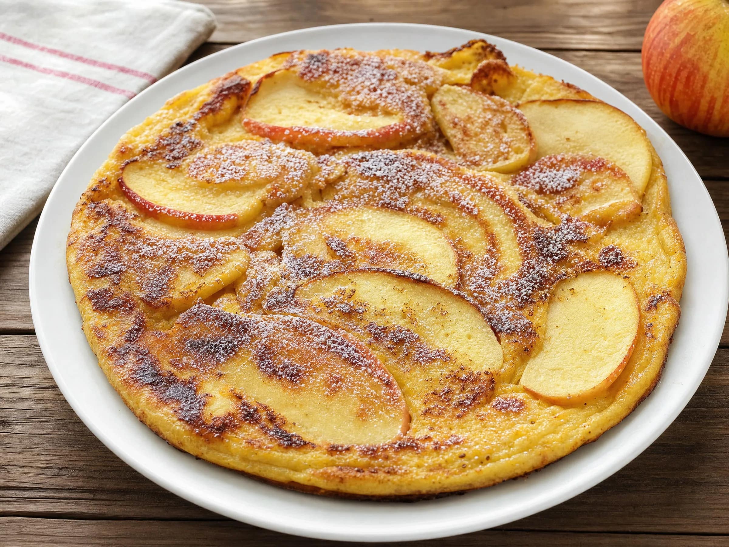 Apfelpfannkuchen aus der Pfanne – fluffig wie bei Oma