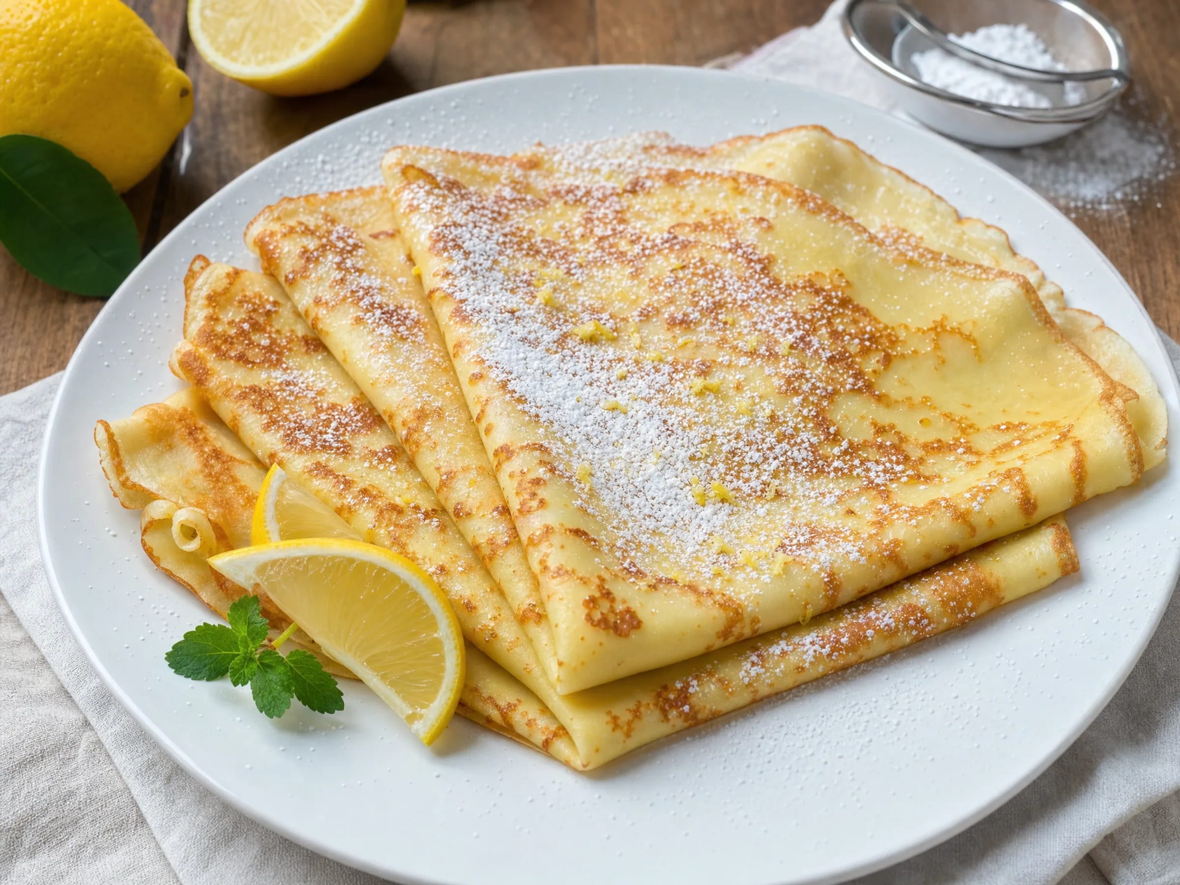 Französische Crêpes – hauchdünn, elastisch und ohne Klümpchen fertig angerichtet