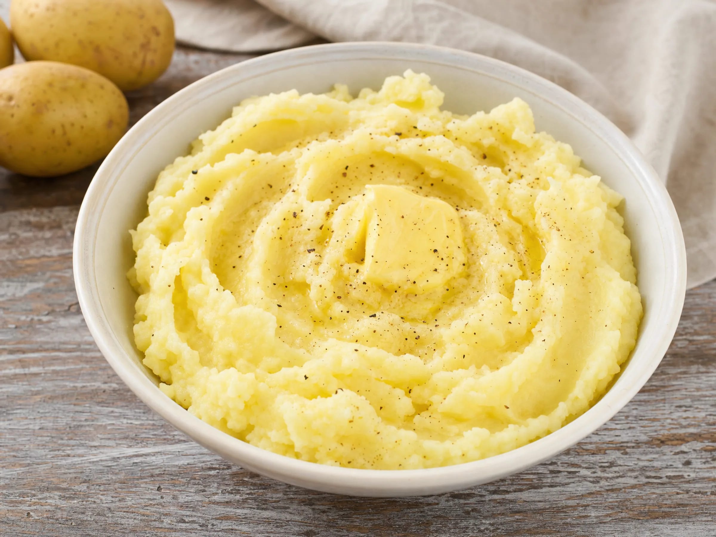 Kartoffelbrei wie bei Oma – nicht klebrig fertig angerichtet