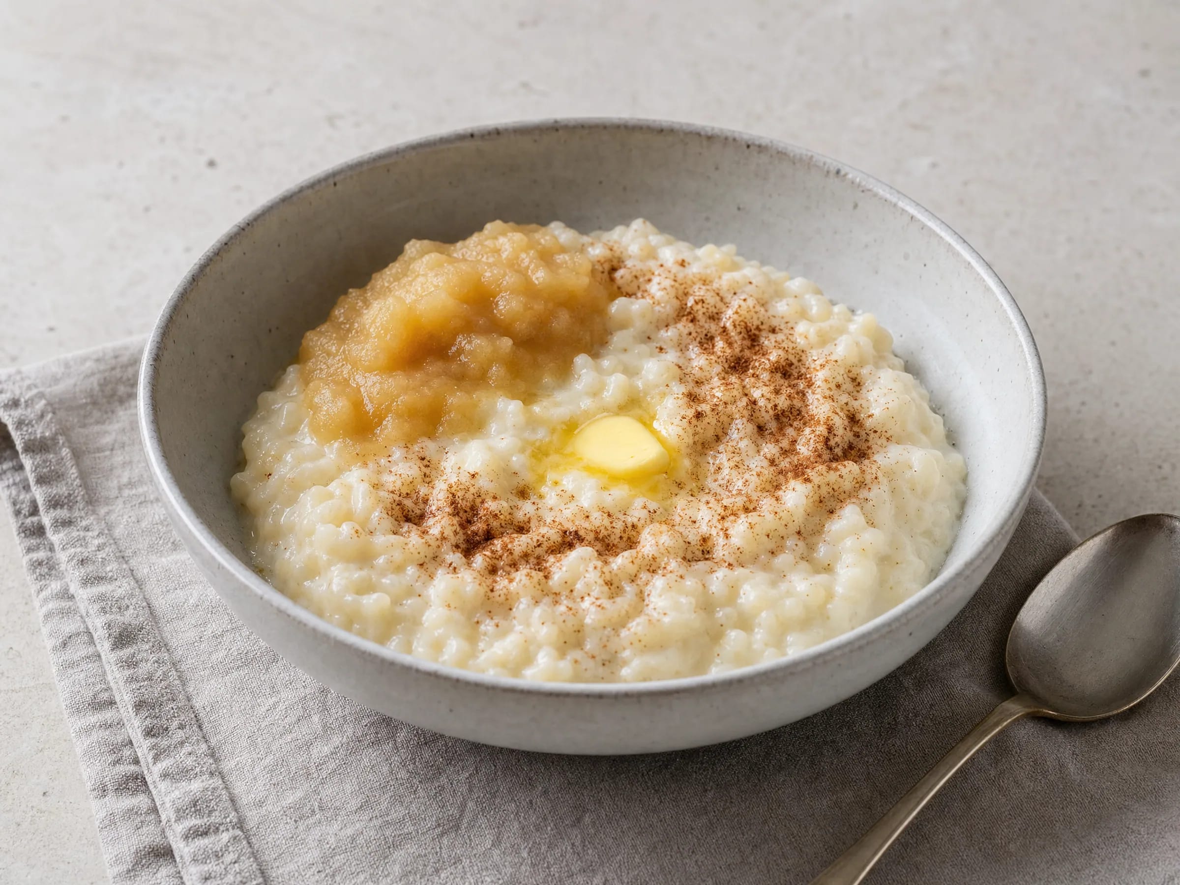 Milchreis kochen – Grundrezept ohne Anbrennen fertig angerichtet
