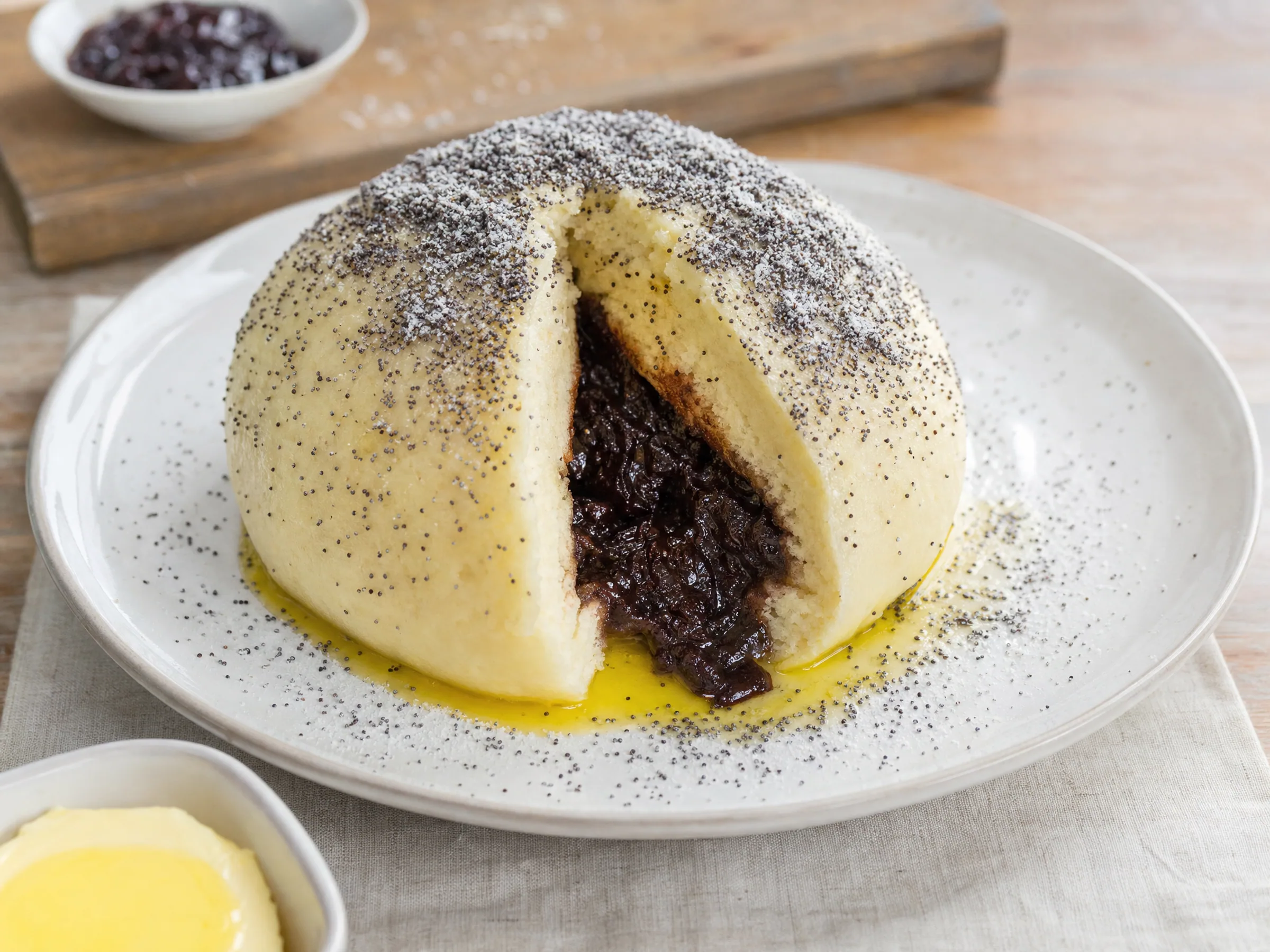 Germknödel mit Powidl – gedämpft und dicht gefüllt