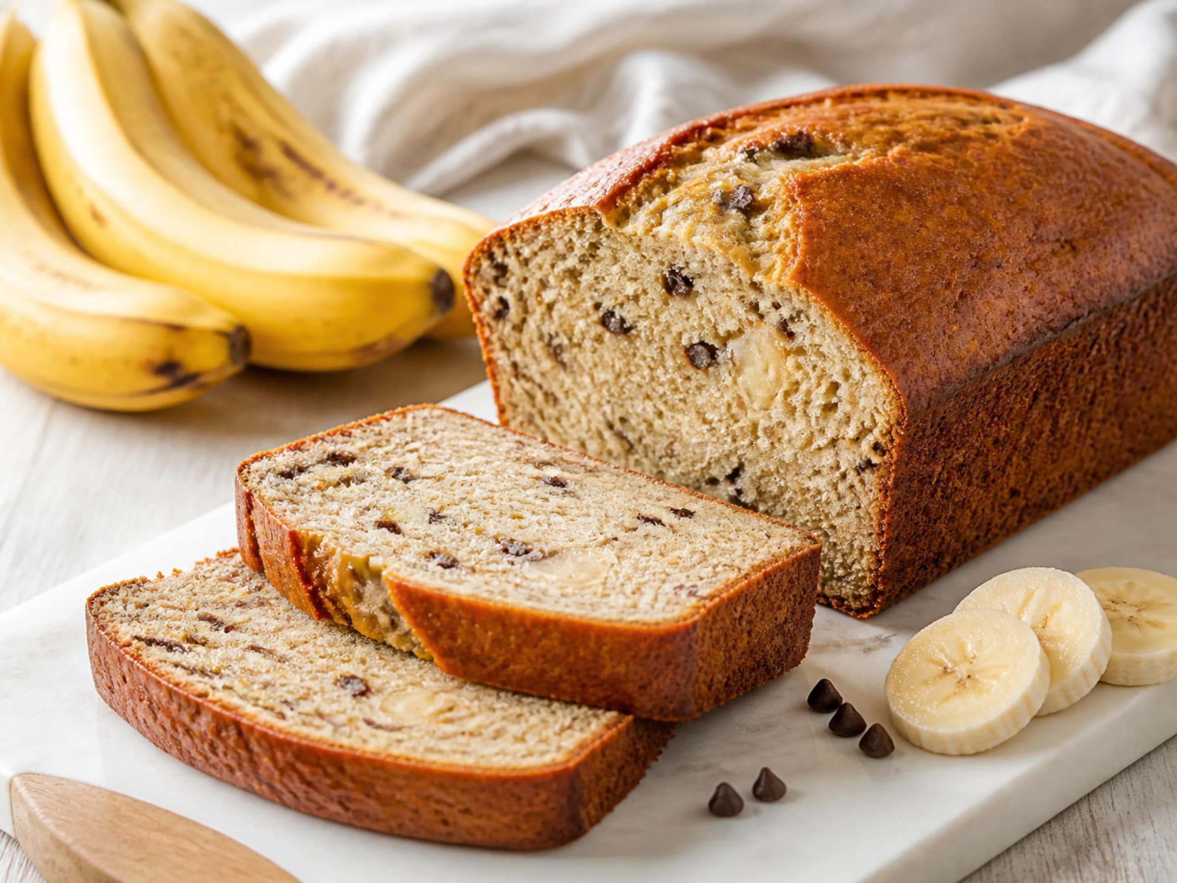 Saftiger Bananenkuchen aus der Kastenform