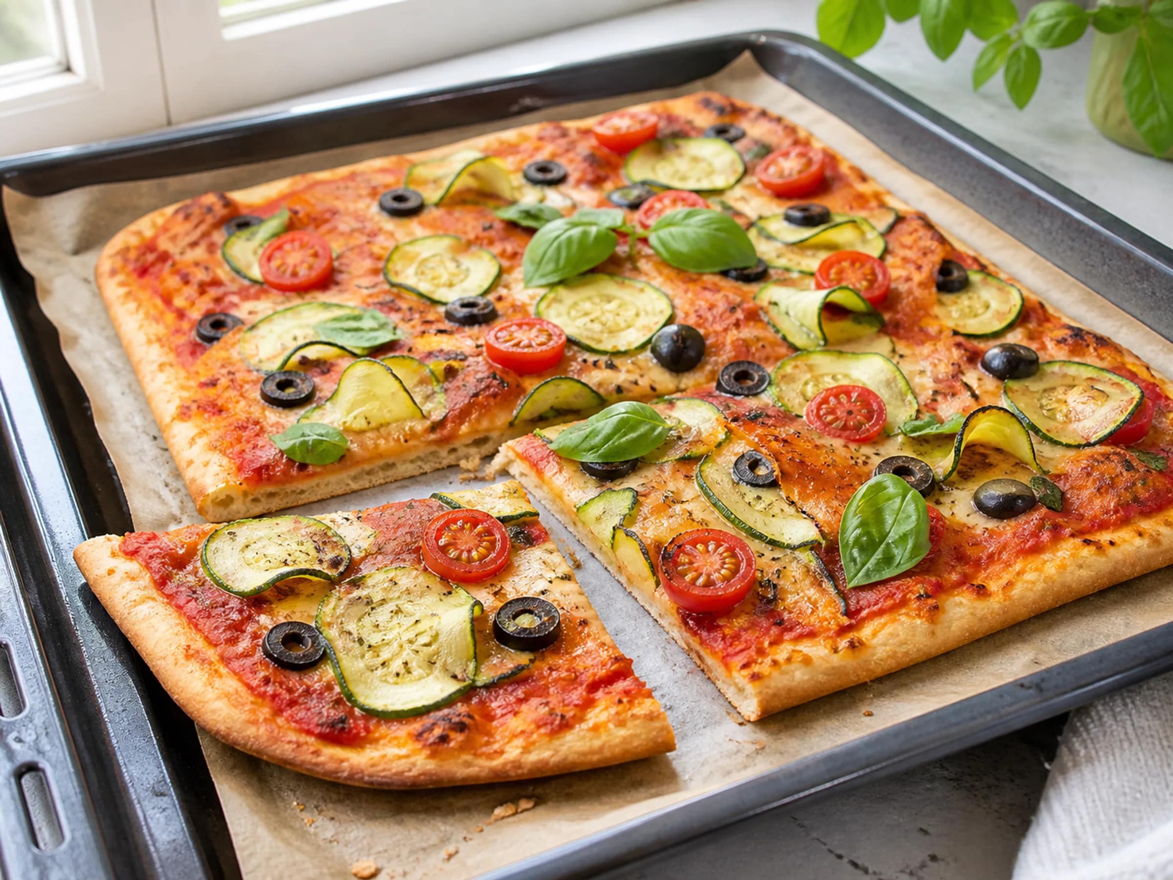 Schneller Pizzateig ohne Hefe