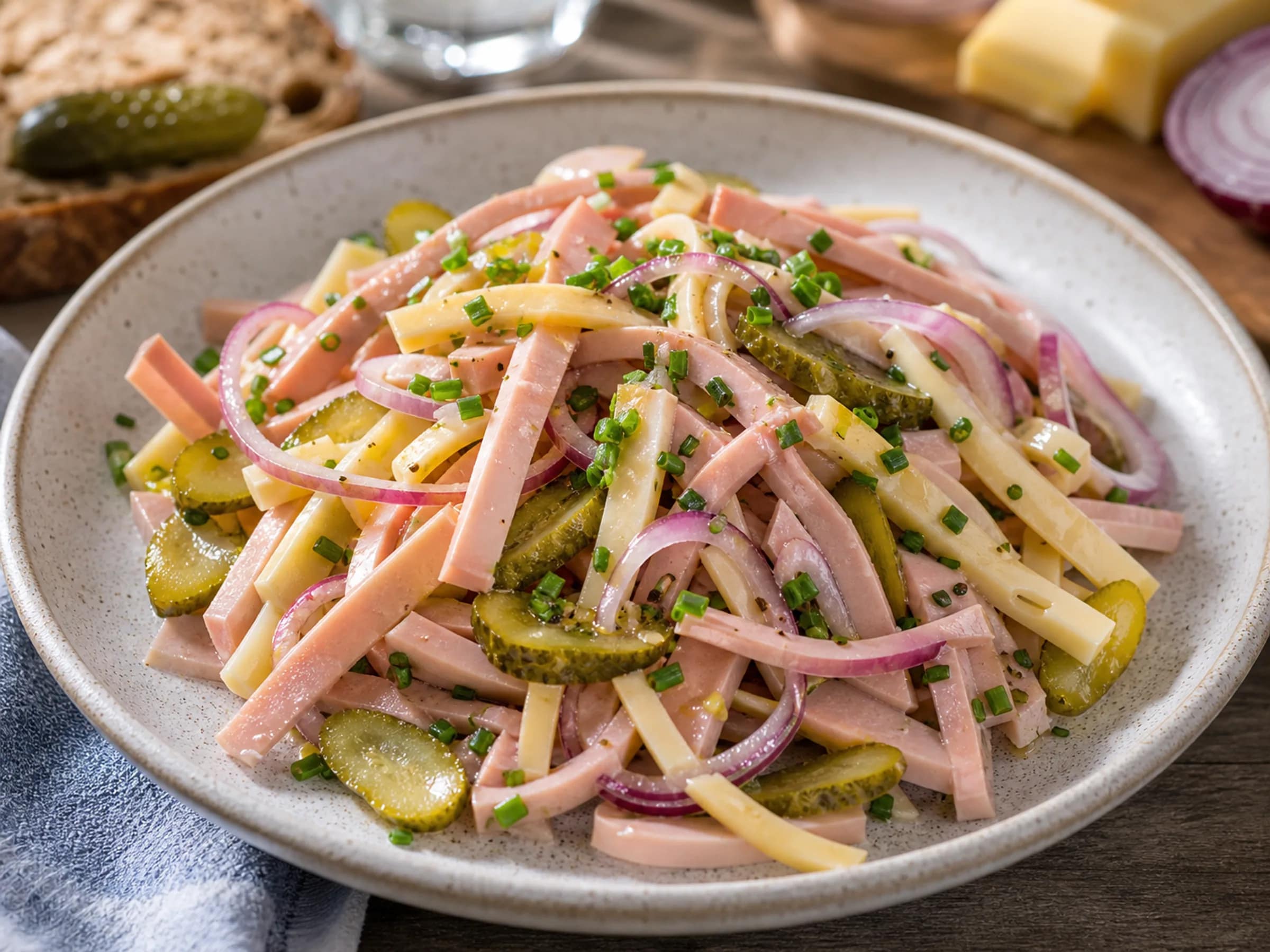 Schweizer Wurstsalat mit Cervelat
