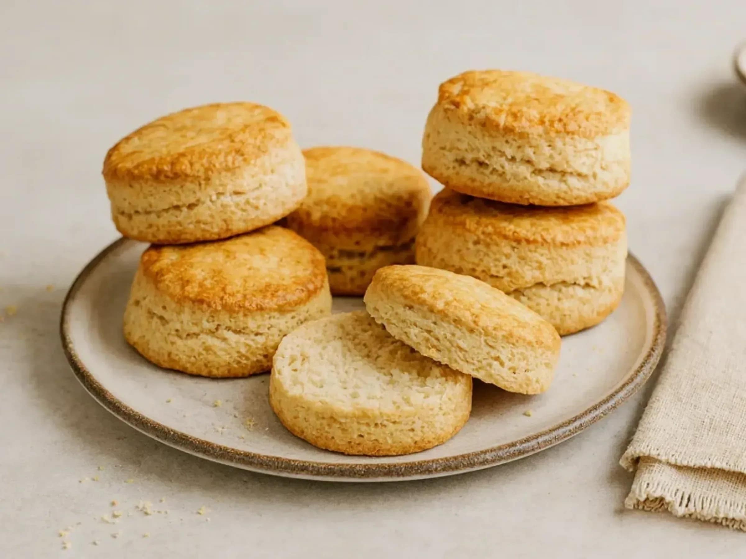 Klassische Scones ohne Ei