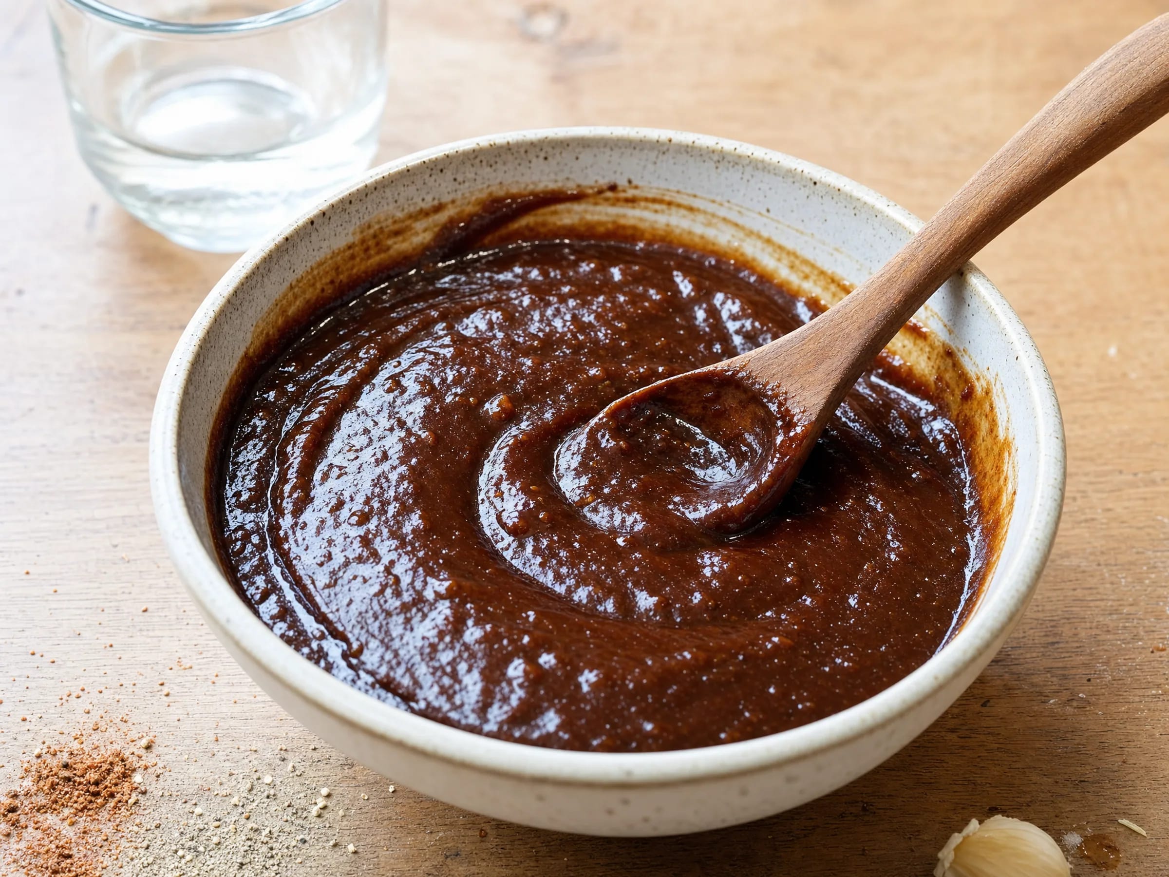Hoisin-Sauce selber machen fertig angerichtet