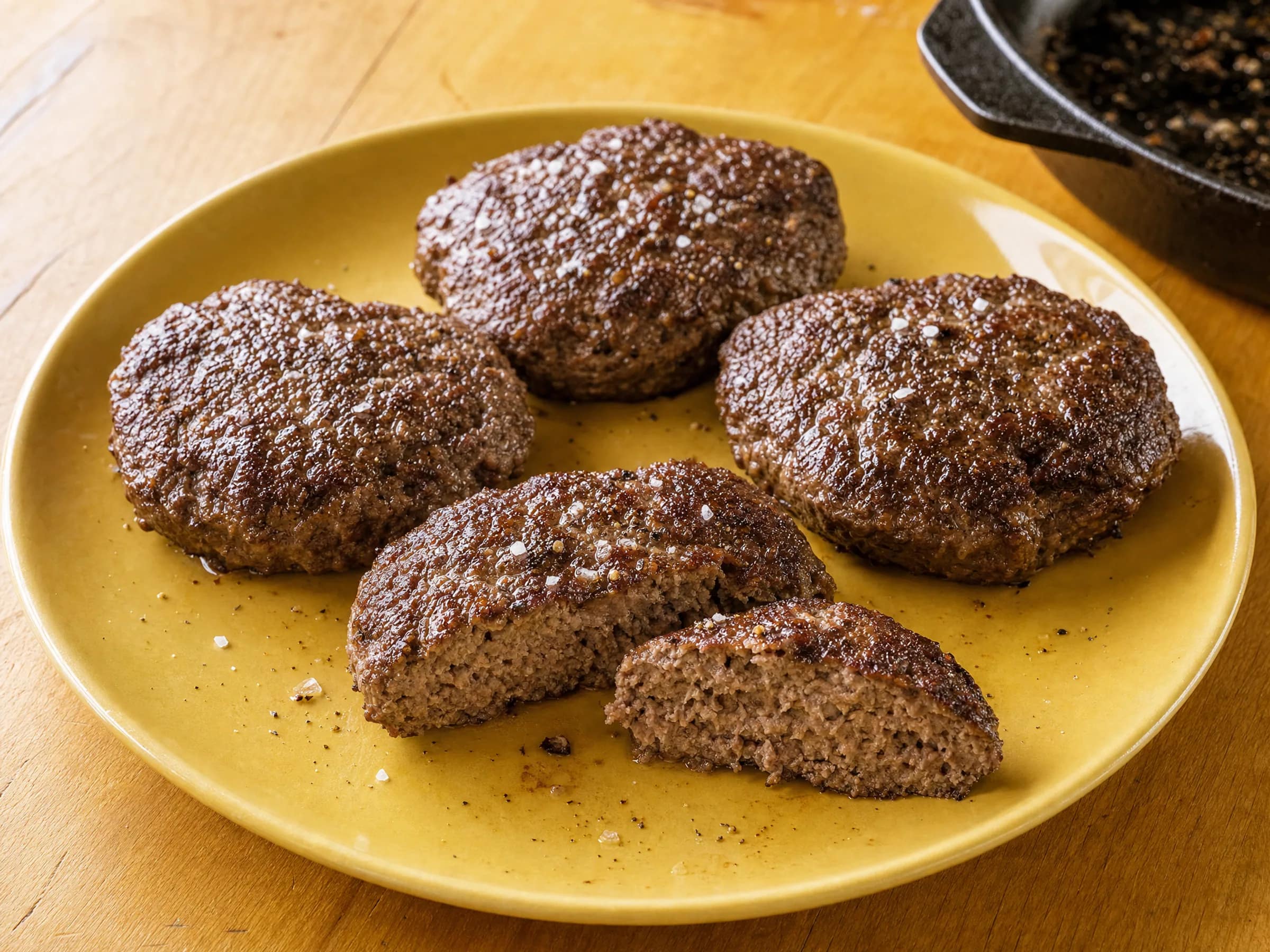 Burger Patties aus Rindfleisch