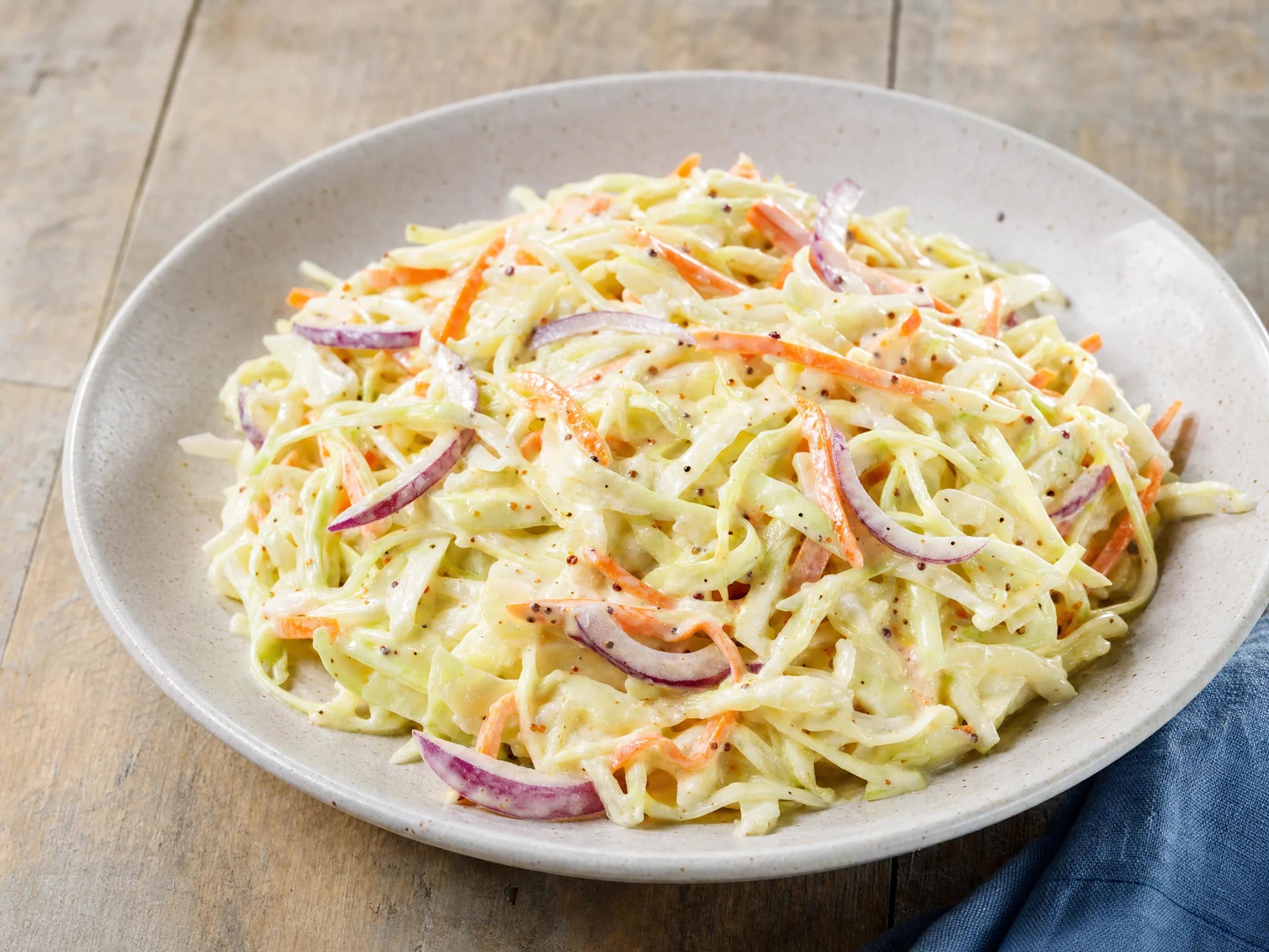 Coleslaw amerikanisch – cremig, knackig und nicht wässrig