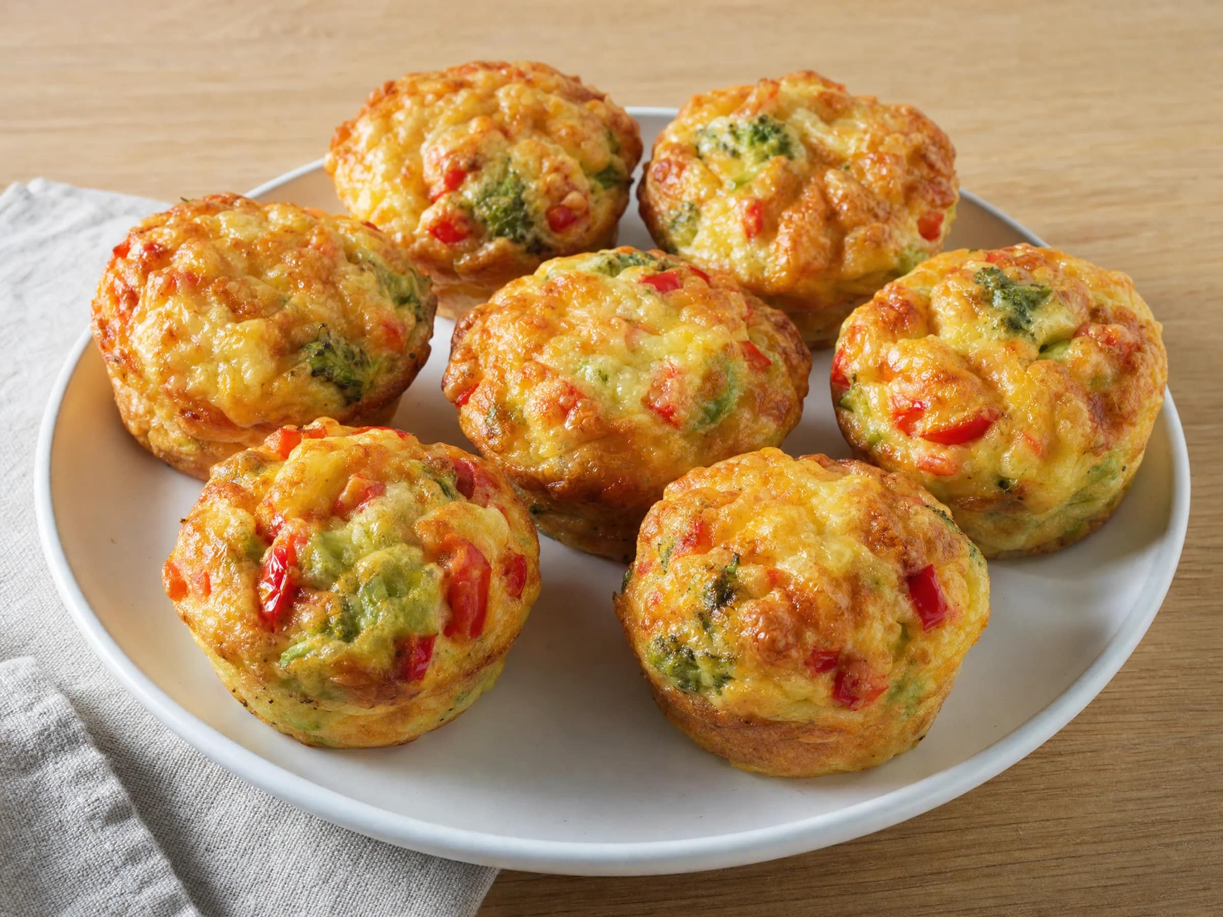 Herzhafte Muffins mit Käse und Gemüse – saftig auch kalt