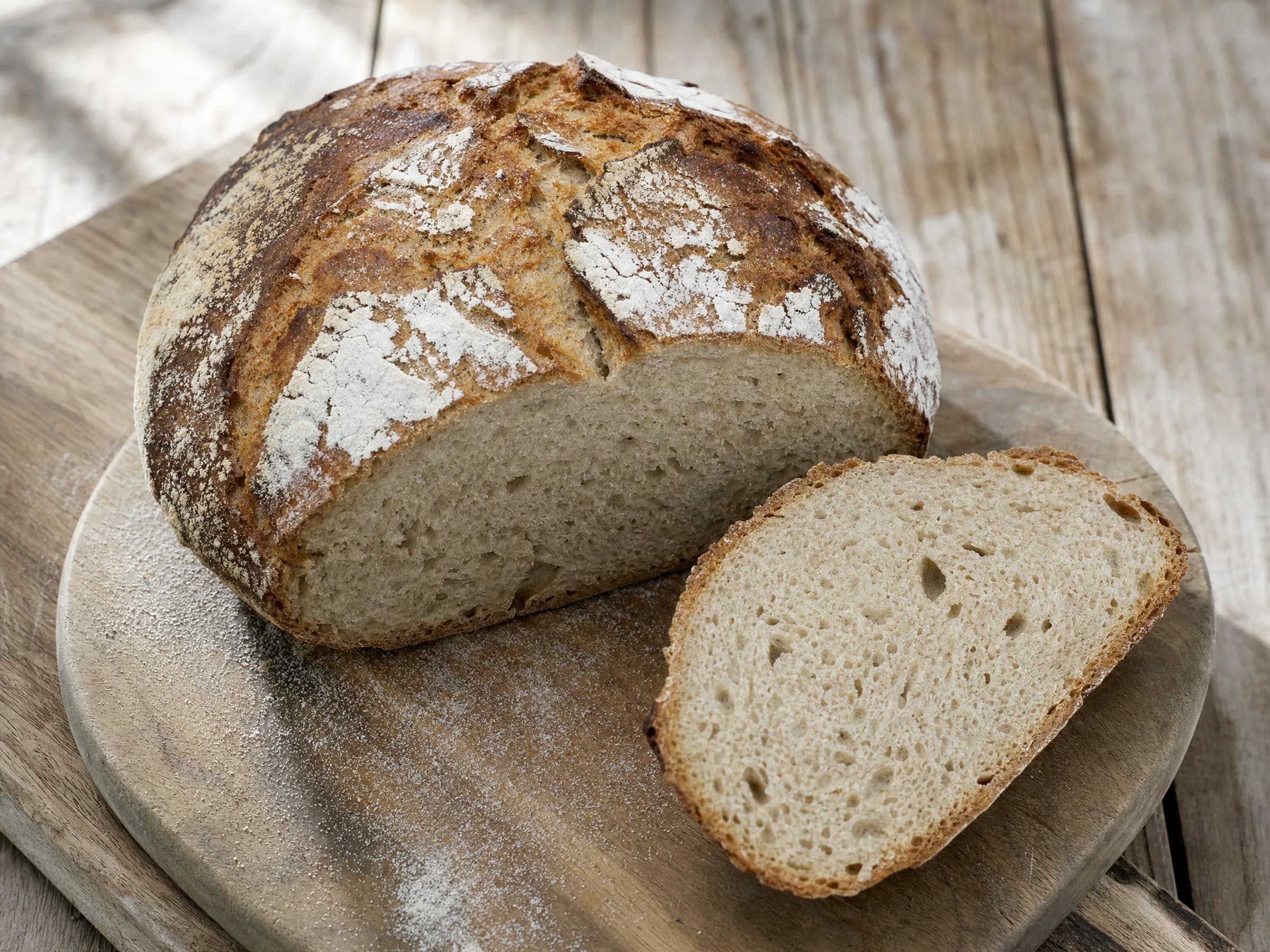 Sauerteigbrot mit Dinkel aus dem Topf – knusprig und saftig
