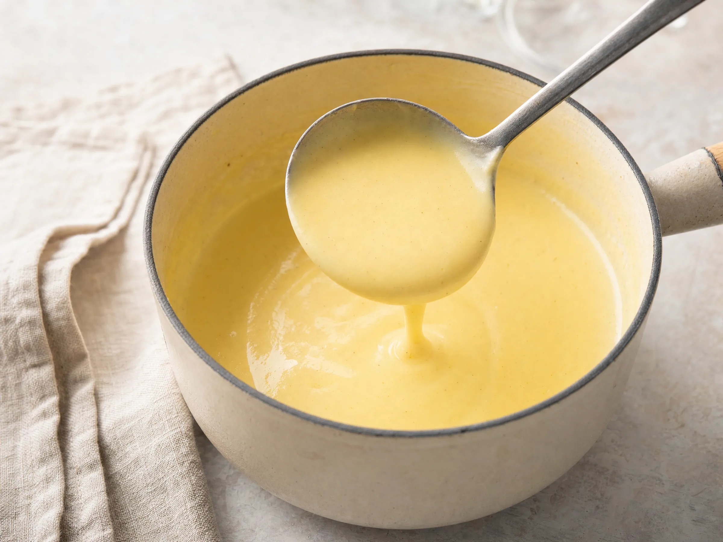 Käsesoße Grundrezept mit Gouda