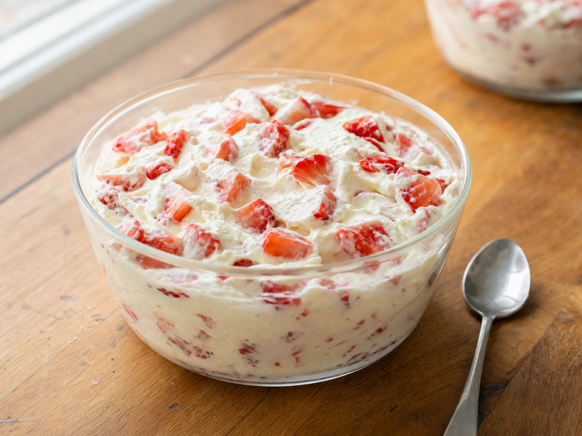 Mascarpone-Creme mit Erdbeeren – kalt, luftig und standfest