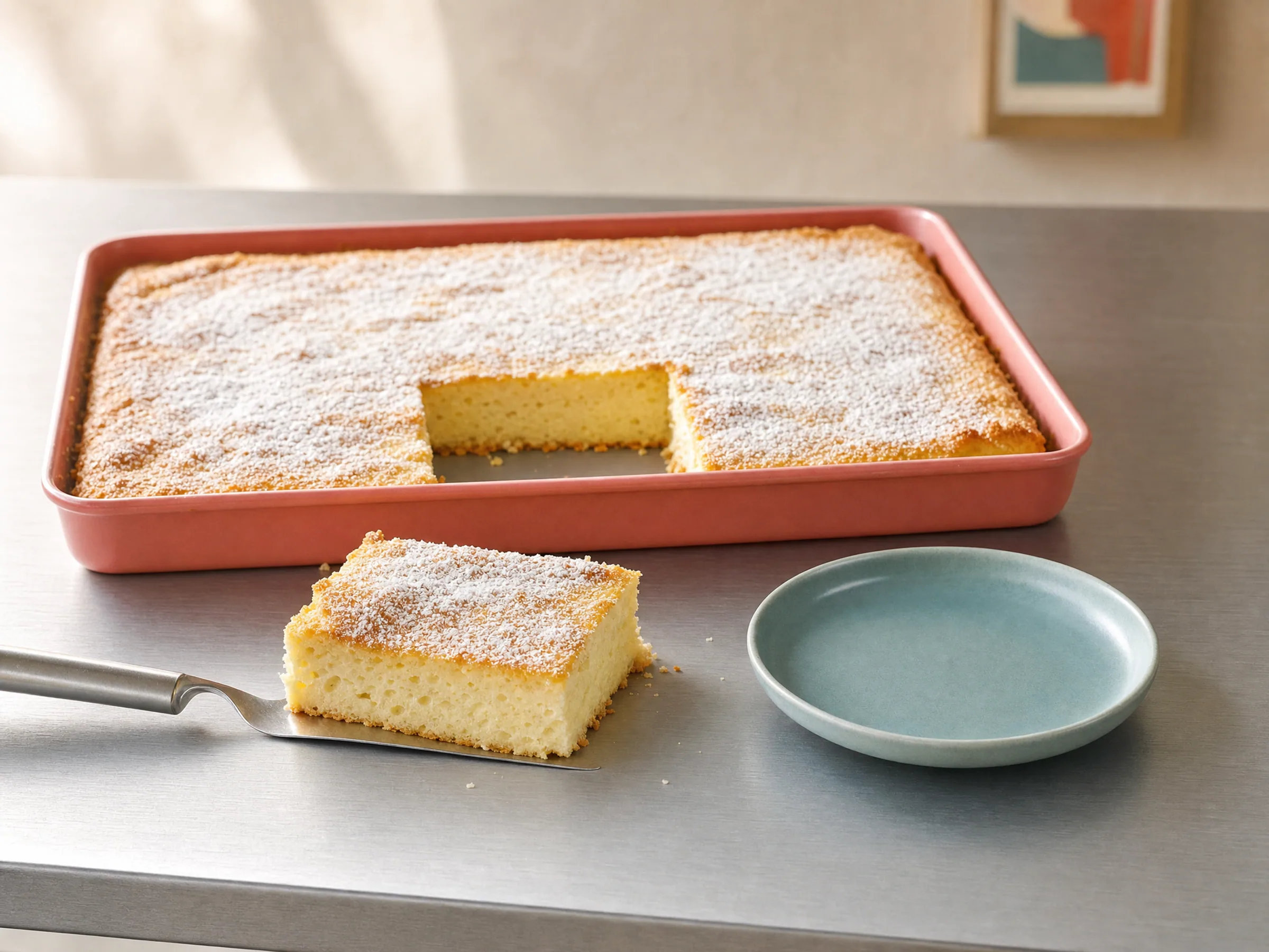 Saure-Sahne-Kuchen vom Blech nach DDR-Art